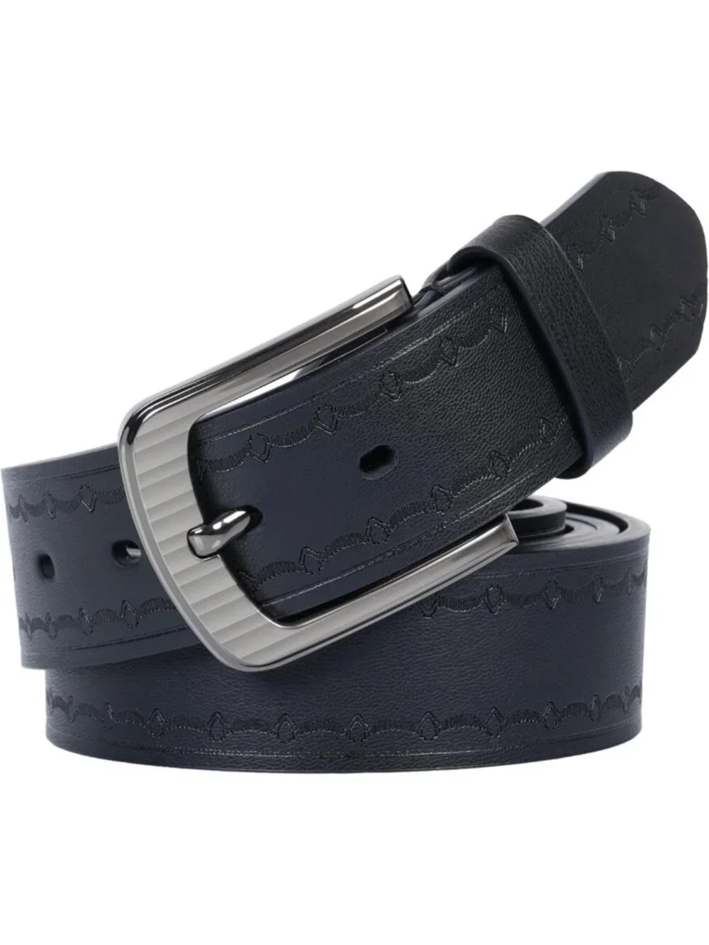 Stylish Big & Tall Men's Leather Belts for Dress & Jeans, Sizes 36-82 IN